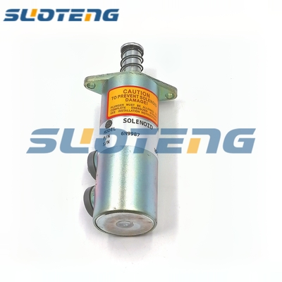 225D এক্সকাভেটর যন্ত্রাংশের জন্য 6N-9987 6N9987 ফুয়েল শাটঅফ সোলেনয়েড