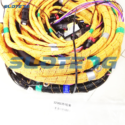 593-7277 5937277 E320GC Excavator Parts এর জন্য চ্যাসি ওয়্যারিং হারনেস