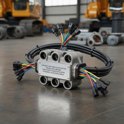 Suitable For Various Excavator Models And Brands Excavator Connector System Including Standard Colorcoded Wires For Wiring And Operation